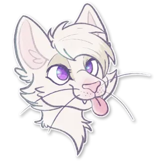 😛 49334c81 кот, животное, язык, пушистый, наклейка, мультфильм, милый, питомец telegram sticker