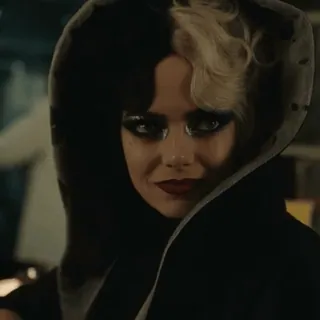 😇 57b25c11 Cruella de Vil Cruella cruella, złoczyńca, disney, moda, film telegram sticker