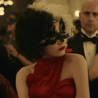 😊 b05269f9 Cruella de Vil Cruella Cruella, Emma Stone, Disney, Złoczyńca, Film telegram sticker