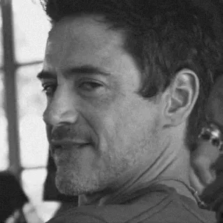 🔩 3c487de6 người đàn ông, chân dung, người, thang độ xám, khuôn mặt, người lớn telegram sticker