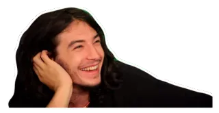 😊 c5429d6f Ezra Miller 演员, 微笑, 人物, 名人 telegram sticker