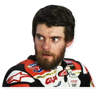 Cal Crutchlow telegram stickers