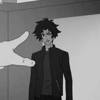 🔪 51116ac3 anime, middle finger, gesture, aggression, cartoon, disrespect telegram sticker