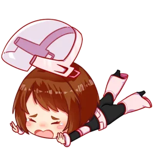 Crying [@MyHeroAcademia] telegram stickers