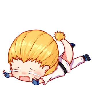 😭 abfa694b 悲伤, 哭泣, 动漫, Q版, 沮丧, 卡通 telegram sticker