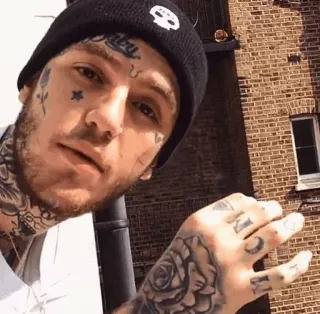 😐 ff3ea259 Lil Peep lil peep, แร็ปเปอร์, สัก, เพลง, ภาพเหมือน whatsapp sticker