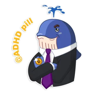 Crypto ADHDpill Trading telegram stickers