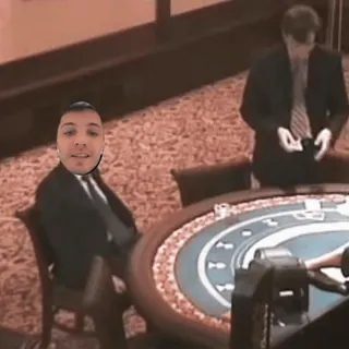 😡 185e0cbb cassino, jogo, pôquer, jogo de mesa, homem, terno whatsapp sticker