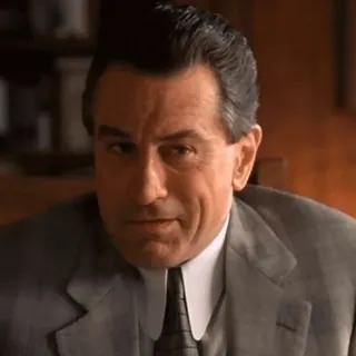 👆 22127847 Robert De Niro, ator, retrato, homem, terno, celebridade whatsapp sticker