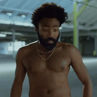 🏦 8b7610a0 Donald Glover donald glover, ator, cantor, sem camisa, músico whatsapp sticker