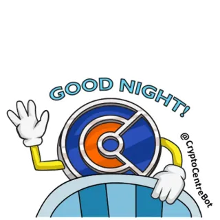 😴 e20c85f5 GOOD NIGHT! moneta, buonanotte, sonno, cartone animato telegram sticker