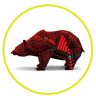 👇 43cc9892 bearish, pasar saham, keuangan, investasi, kehancuran pasar, ekonomi, keuangan, analisis telegram sticker