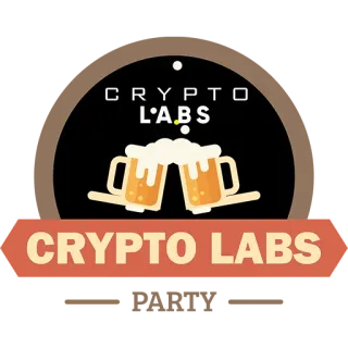 🥂 d4f85e10 CRYPTO LABS crypto, labs, beer, toast, cheers, crypto labs whatsapp sticker