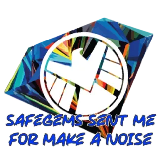 💎 2b55e893 SAFEGEMS SENT ME FOR MAKE A NOISE Safegems, Geräusch, Aufkleber, Geometrisch, Edelstein whatsapp sticker