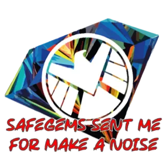 💎 5af741e9 SAFEGEMS SENT ME FOR MAKE A NOISE safegems, geräusch, aufkleber, abzeichen whatsapp sticker