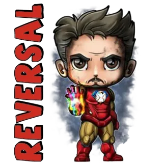 😬 61900ccb Iron Man REVERSAL iron man, marvel, avengers, superheld, tony stark, aufkleber whatsapp sticker