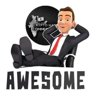 😍 5b272249 AWESOME business, man, awesome, success, crypto telegram sticker