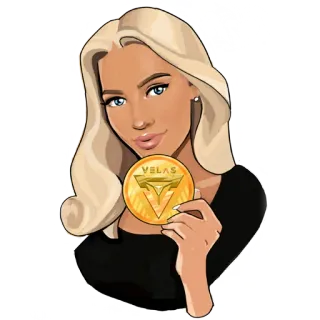 👉 b916ca80 VELAS ผู้หญิง, เหรียญ, velas, คริปโต, ผมบลอนด์, การ์ตูน telegram sticker