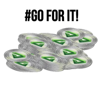 😎 510edfee coins, silver, green, currency, money, pile telegram sticker