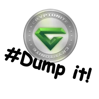🎢 7dfca195 CRYPTONITE cryptonite, superman, logo, icon, silver, green telegram sticker
