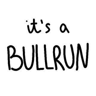 🐂 11c18294 it's a BULLRUN Bull run, Keuangan, Pasar saham, Investasi, Pasar bullish whatsapp sticker