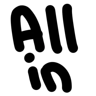 💰 3a9743c0 All in All in, Poker, Taruhan, Judi whatsapp sticker