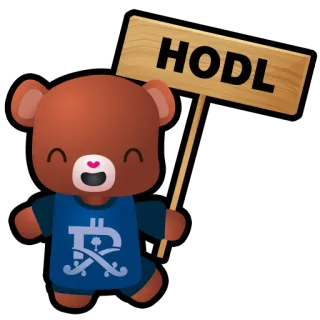 👌 6a8285be HODL beruang, hodl, kripto, bitcoin, mata uang digital, meme, tanda telegram sticker