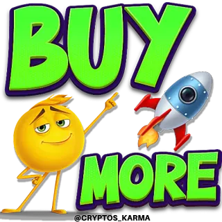 🚀 1df50fcc BUY MORE kopen, meer, raket, emoji, investering, financiën, crypto telegram sticker