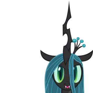 😛 4a7c4060 Queen Chrysalis My Little Pony Пони, Мультфильм, Персонаж, Животное telegram sticker