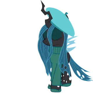 😌 b35e3466 Queen Chrysalis My Little Pony: Friendship Is Magic Пони, Королева Крисалис, Злодей, Анимация, Мультфильм, Персонаж telegram sticker