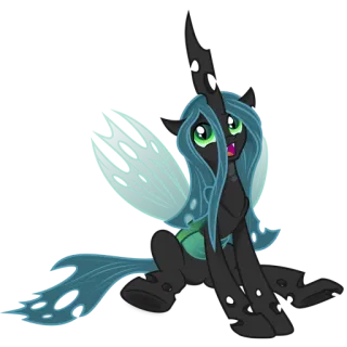 😃 e6835de5 Queen Chrysalis My Little Pony: Friendship Is Magic Королева Крисалис, MLP, My Little Pony, Мультфильм, Персонаж telegram sticker