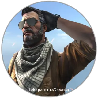 😐 f145477c Telegram.me/Counter telegram, contador, canal, hombre, personaje, csgo whatsapp sticker