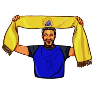 🔝 dc6933d4 SUPER
KINGS Cricket, Sport, Team, Chennai, Geel telegram sticker