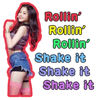 💃 3478bf33 Rollin'
Rollin'
Rollin'
Shake it
Shake it
Shake it rollin', shake it, dance, kpop, song, music telegram sticker