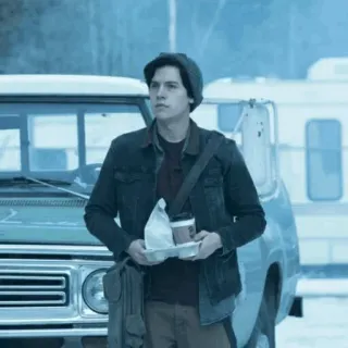 🥀 42861745 Jughead Jones Riverdale jughead, riverdale, cole sprouse, phim tuổi teen, show truyền hình, nhân vật telegram sticker