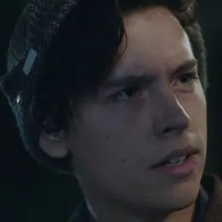 🥀 4a7c3917 Jughead Jones Riverdale Jughead, Riverdale, Cole Sprouse, Phim tuổi teen, Bí ẩn, Mũ len, CW telegram sticker