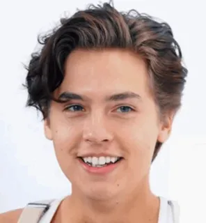 🥀 4e1e630f Cole Sprouse diễn viên, người nổi tiếng, chân dung, khuôn mặt, người telegram sticker
