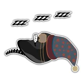 😴 49ddf3fc ZZZ sleep, sleeping, zzz, tired, nap telegram sticker