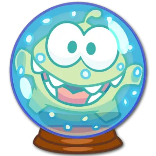🔮 43b6e906 cartoon, monster, cute, bubble, funny telegram sticker