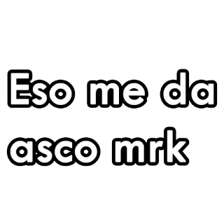 💁 38adf6db Eso me da
asco mrk 스페인어, 혐오, 반응, 표정 telegram sticker