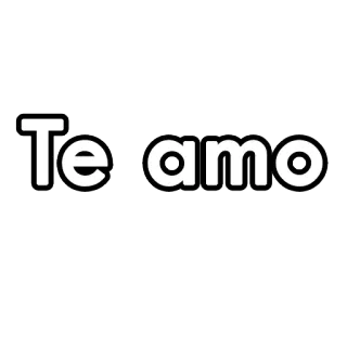 ❤ eea80326 Te amo 사랑, 스페인어, 사랑해, 로맨스 telegram sticker