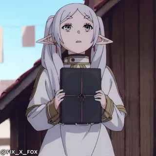 😳 12e4adce @FIX_X_FOX อนิเมะ, เอลฟ์, ตัวละคร, น่ารัก, แฟนตาซี, ผู้หญิง telegram sticker