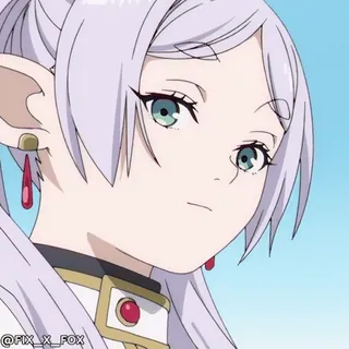 🙂 4b82ad45 @FIX_X_FOX อนิเมะ, เอลฟ์, ตัวละคร, ภาพเหมือน telegram sticker