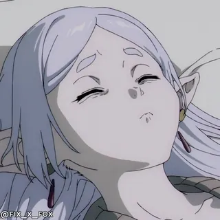 😴 862e9e4f @FIX_X_FOX อนิเมะ, ตัวละคร, ภาพประกอบ, ผู้หญิง, สีหน้า telegram sticker