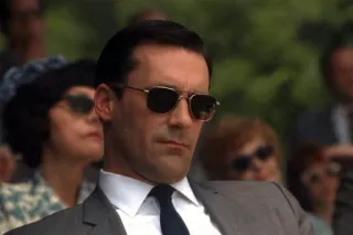 🙀 64e23835 Don Draper Mad Men homme, lunettes de soleil, costume, personnage, télévision, série whatsapp sticker