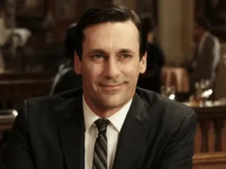 👌 ef1ac3c3 Don Draper Mad Men costume, homme, publicité, médias, télévision, affaires whatsapp sticker