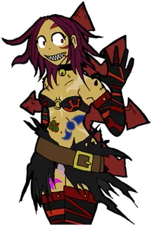 Cultist-chan (RUS) telegram stickers