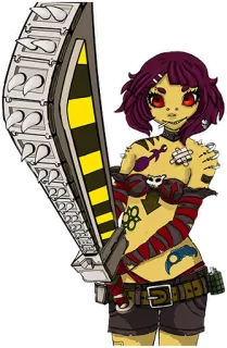 Cultist-chan (RUS) whatsapp stickers