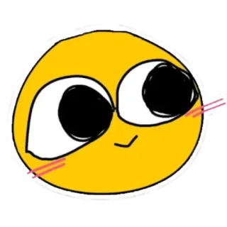 ☺️ 01ed6dd6 Emoji, Niedlich, Gesicht, Kawaii, Ausdruck telegram sticker