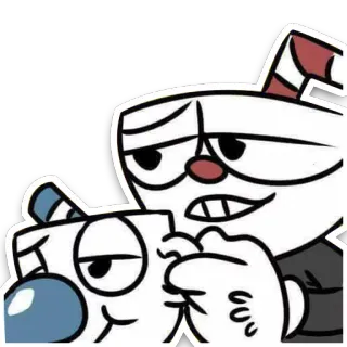 Cuphead - Don't deal with the devil whatsapp stickers